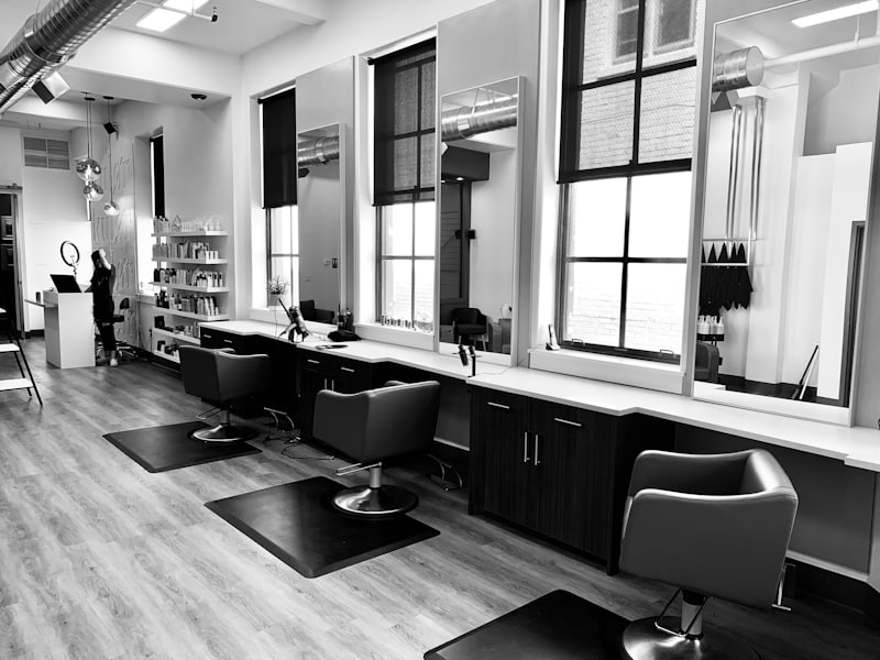 Intérieur d'un institut de beauté — exemple de page commerce APIC
